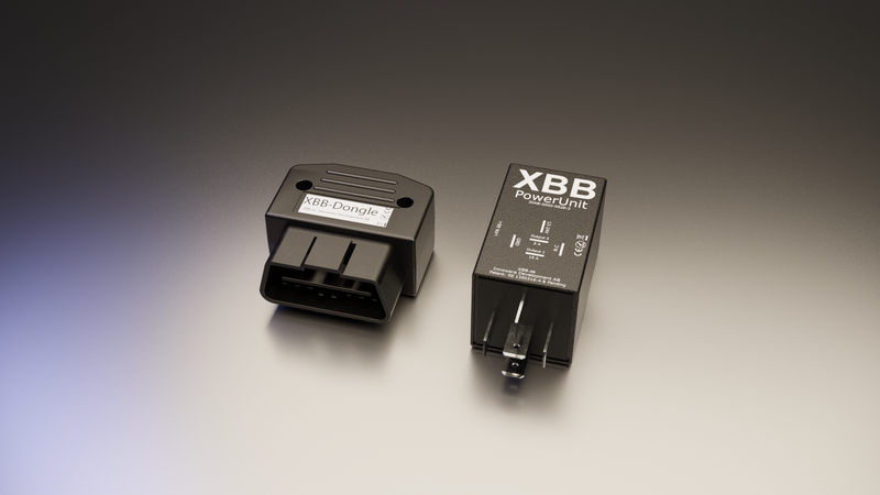 XBB OBD Dongle ja PowerUnit kytkentäsarja